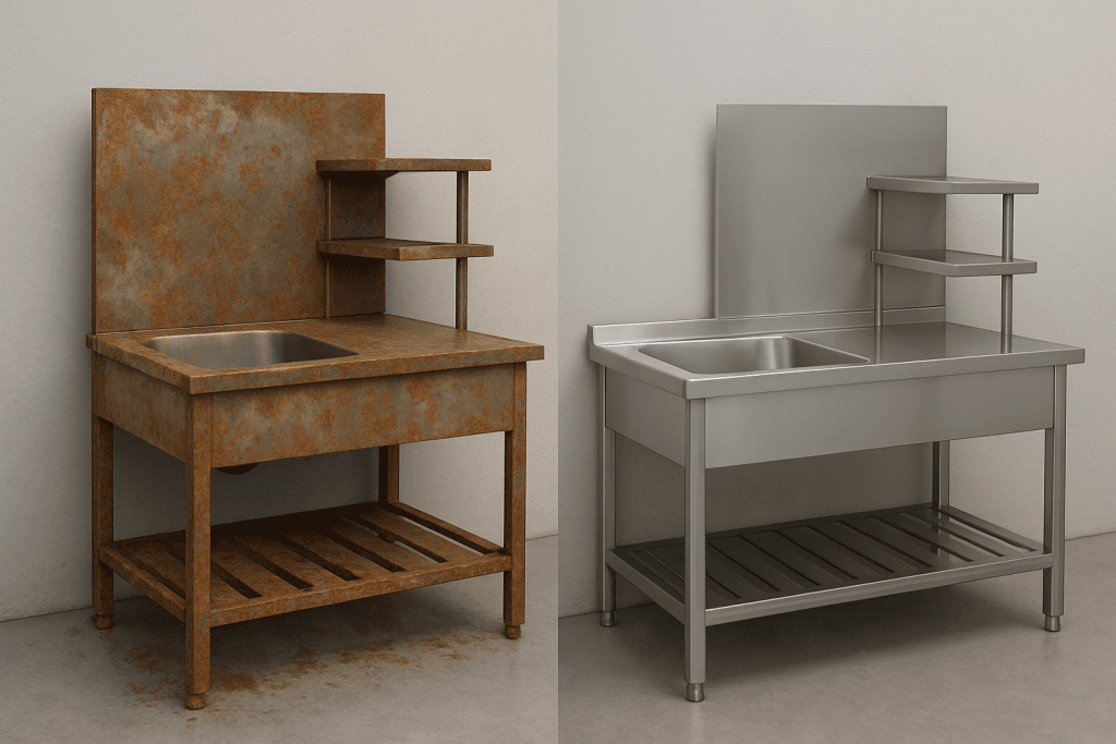 Krom Otel Ekipmanları 3 krom ekipmanlar paslanır mı