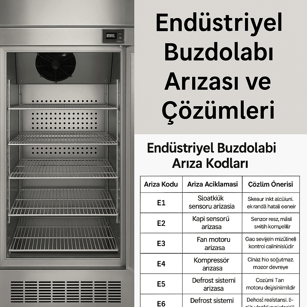 Endüstriyel Buzdolabı Arızaları ve Çözüm Yöntemleri – Antalya & Alanya Servis Rehberi 3 endüstriyel buzdolabı arıza kodlarının anlamları , endüstriyel buzdolabı arıza kodu