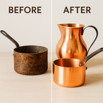 Bakır Nasıl Parlatılır ? | Eski ve Kararmış Bakır Temizleme Yöntemleri